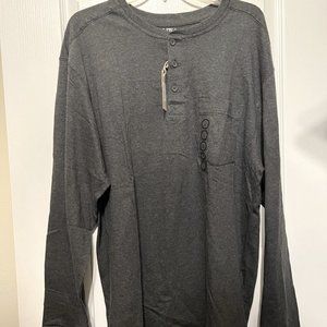 Redhead Brand Co- NWT-Size Large-Long Sleeve-Charcoal Gray